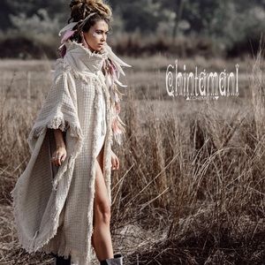 Festival Boho Poncho Coat Women ∆